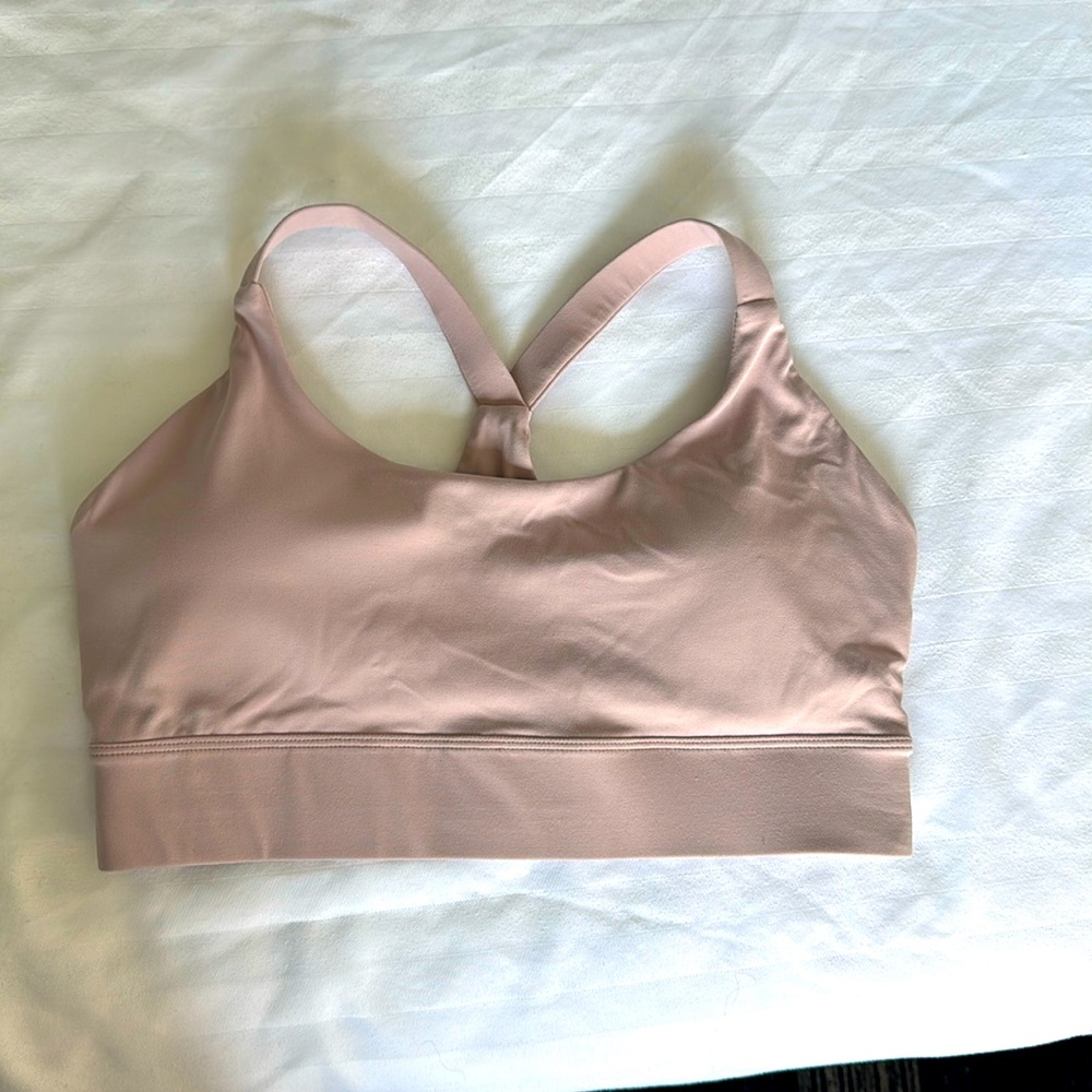 Thirdlove Flex Seamless Racerback Sports Exercise Yoga Fitness Bra pink M.
